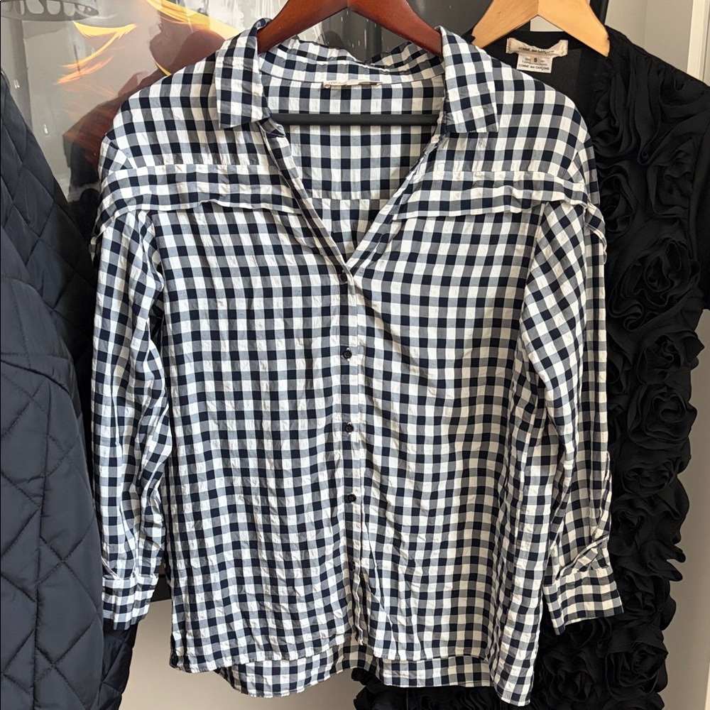 Maje Checkered Women's Top 1 S